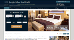 Desktop Screenshot of kharkivpalacepremierhotel.com