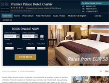 Tablet Screenshot of kharkivpalacepremierhotel.com